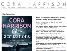 Tablet Screenshot of coraharrison.com